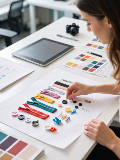 Product curation process with quality control and selection, professional retail setup